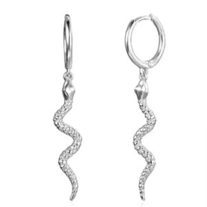 Pendientes Crazy Snake Silver