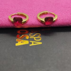 Aritos Velvet Red Gold