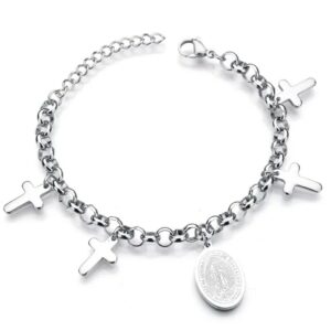 Pulsera Virgin & Cross