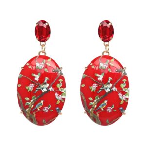 Pendientes Oriental Dreams Red