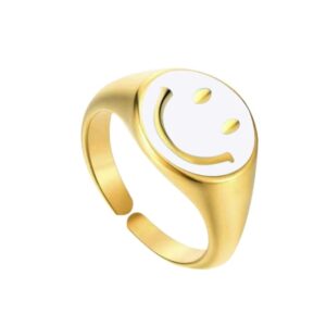 Anillo Smile White