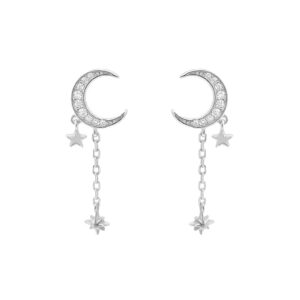 Pendientes Magic Moon Silver