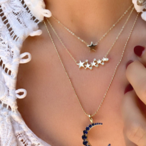Collar Moon Saphir