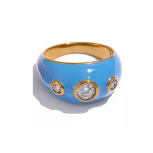 Anillo Princess Blue