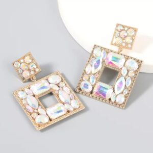 Pendientes Square in Diamonds