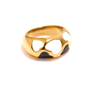 Anillo Love in Black & White