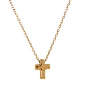 Collar Tiny Cross Gold